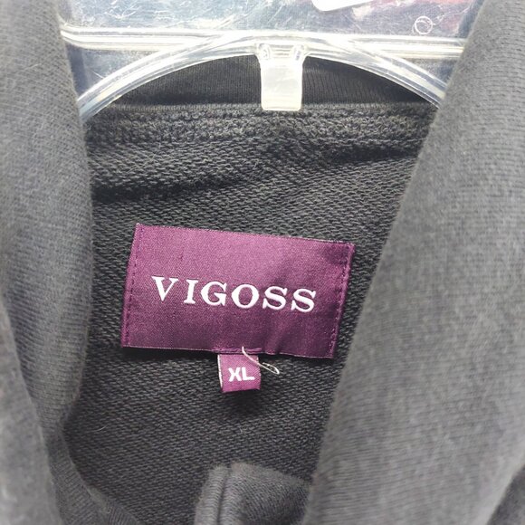 vigoss jacket women size XL black faux leather sleeve - Picture 3 of 11